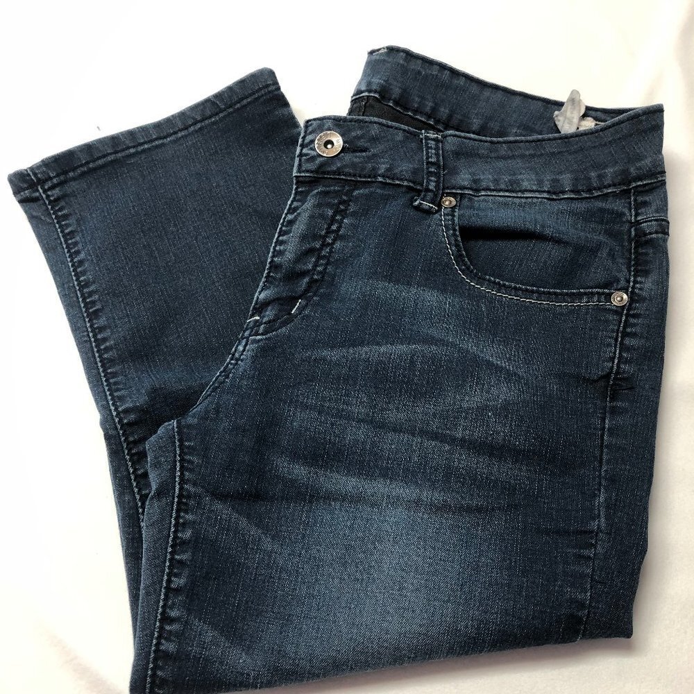Diesel Industry Darron Dark Wash Capri Denim Jeans